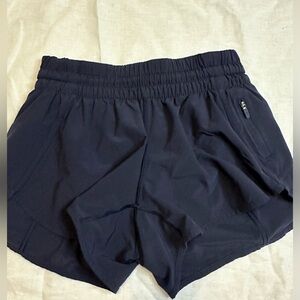 Lululemon Tracker Short V (4”) - size 8 navy blue